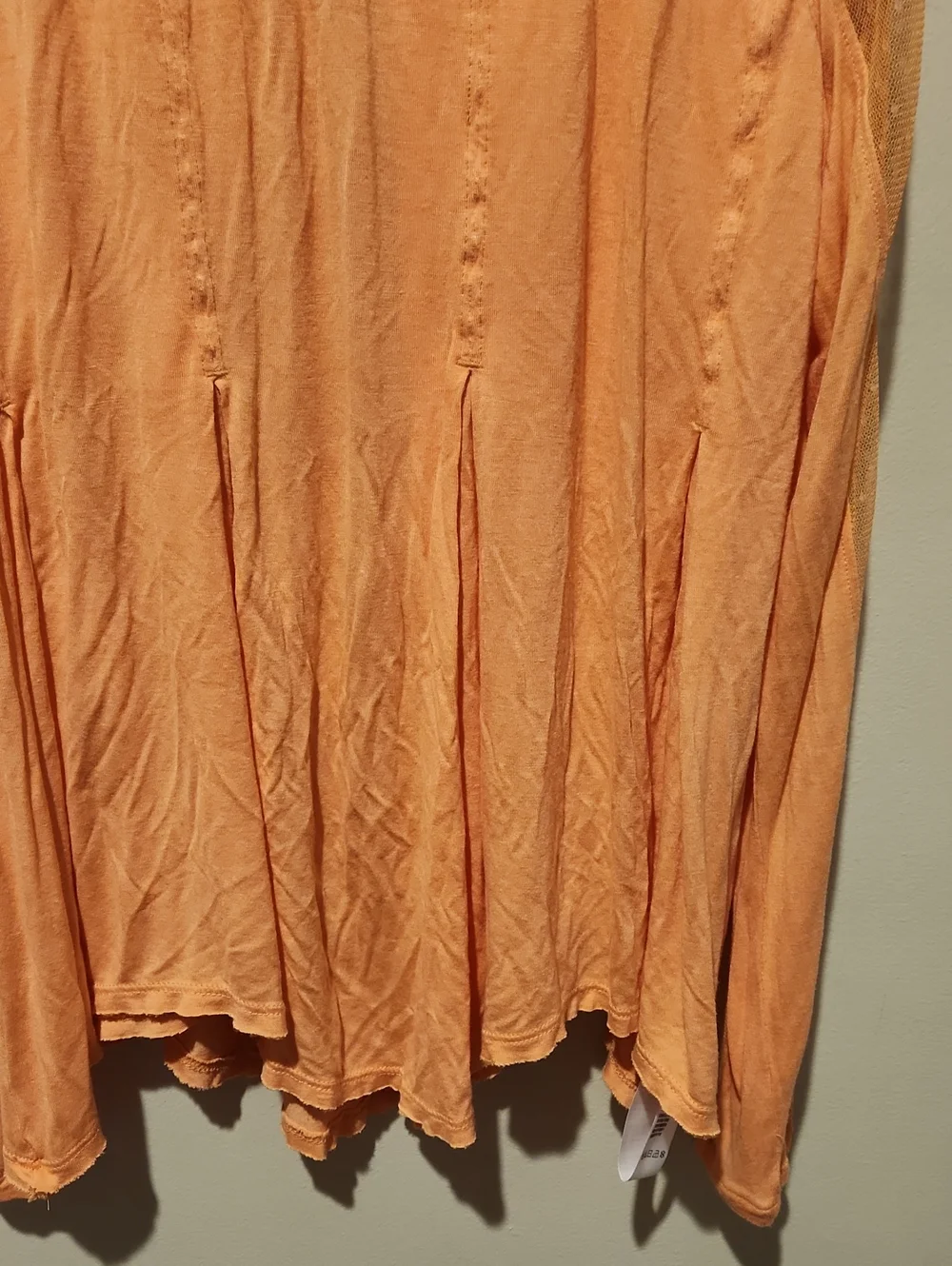 ❤️ FREE PEOPLE JOJO EMBROIDERED LACE MIXED MEDIA BOHO TOP, SMALL